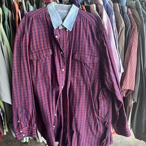 Men’s long sleeve button down